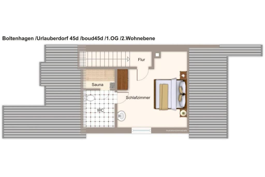 Urlauberdorf Urlauberdorf 45D Villa Boltenhagen  Ngoại thất bức ảnh